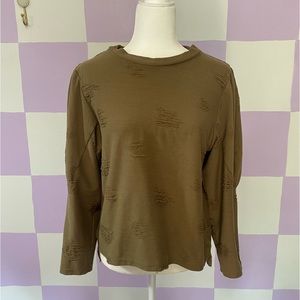 *3 for $12* Drop Shoulder Distressed Top